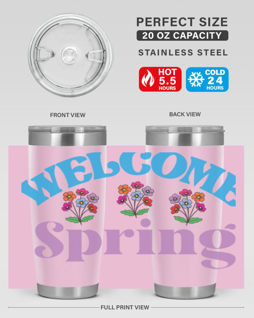 Welcome Spring  600#- spring- Tumbler