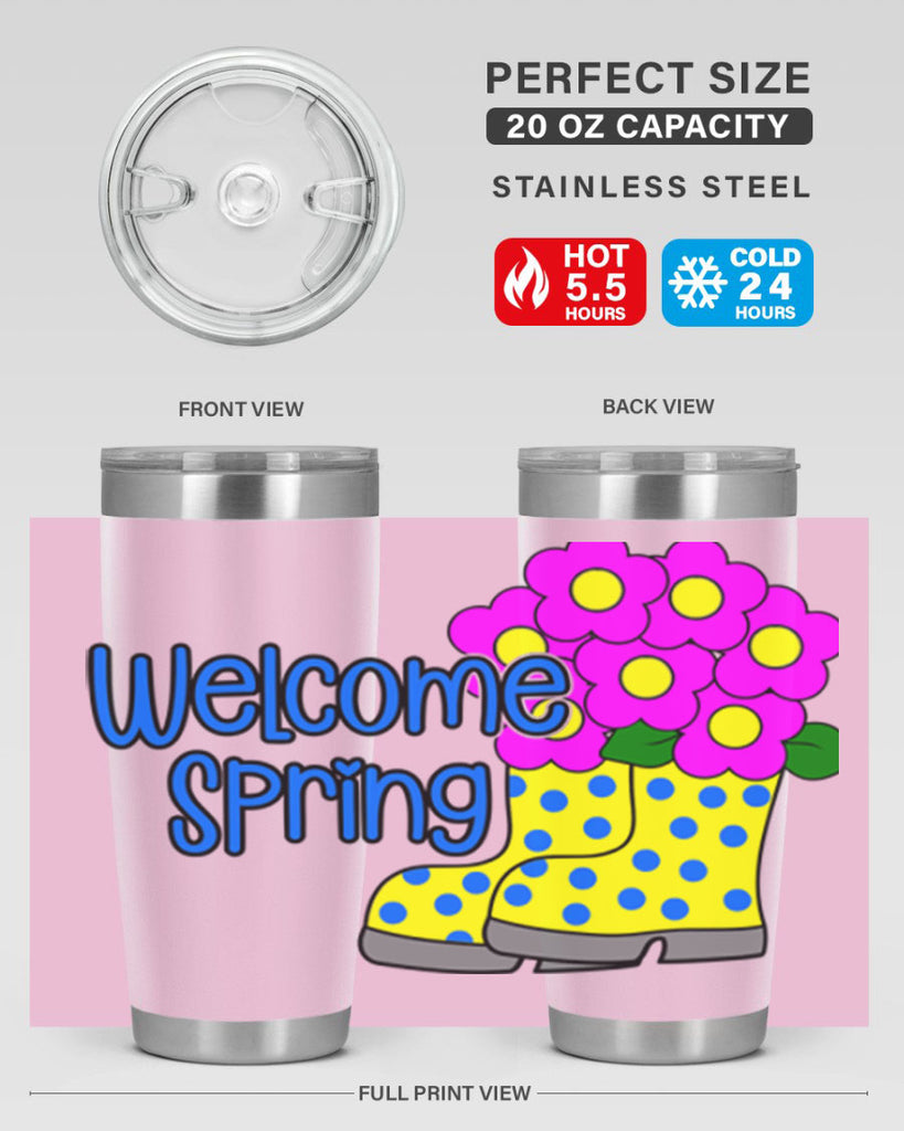 Welcome Spring rainboots page577#- spring- Tumbler