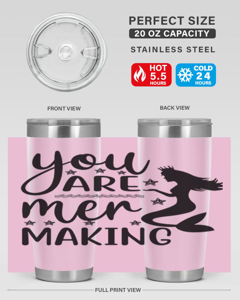 You are mer making 684#- mermaid- Tumbler