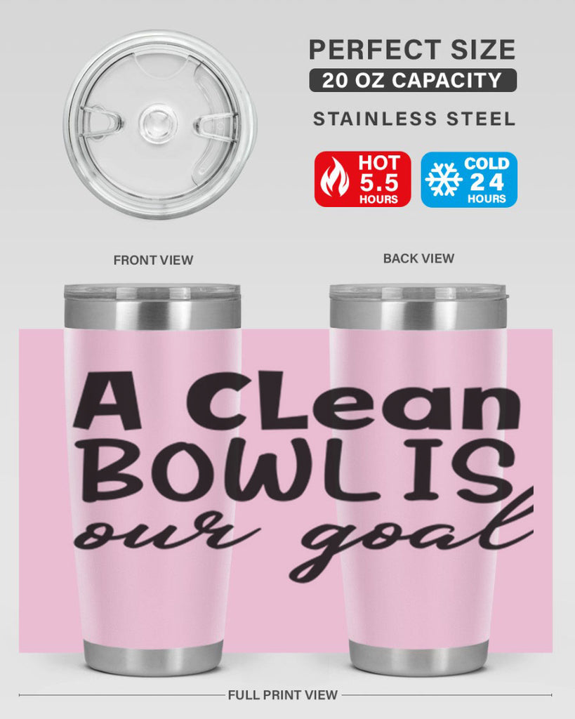 a clean bowl is our goal 93#- bathroom- Tumbler