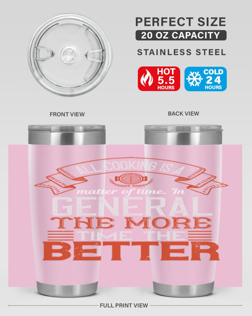 all cooking is a matter of time in general the more time the better 39#- cooking- Tumbler