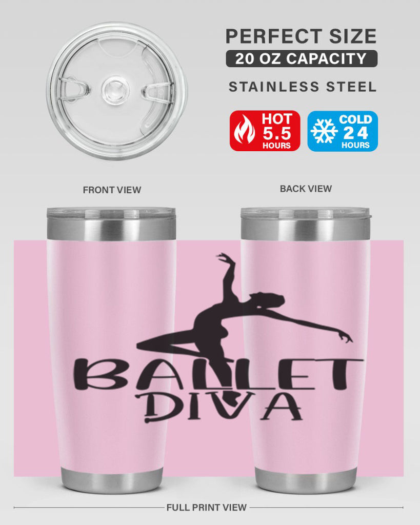 ballet diva6#- ballet- Tumbler