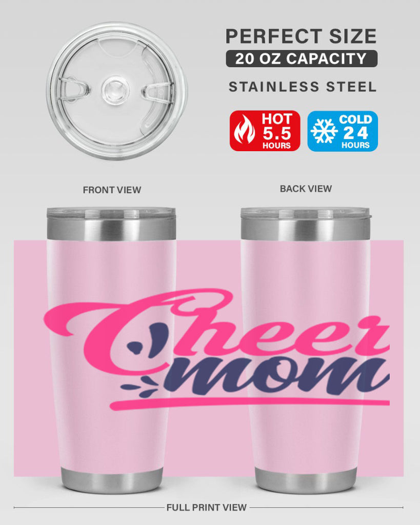 cheer mom 1745#- cheer- Tumbler