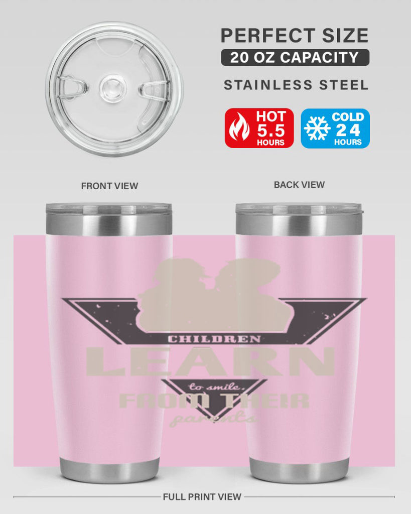 children learn to smile 250#- fathers day- Tumbler