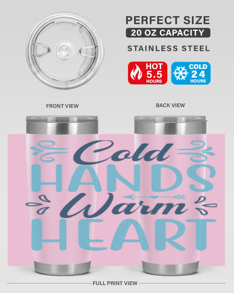 cold hands warm heart 50#- winter- Tumbler
