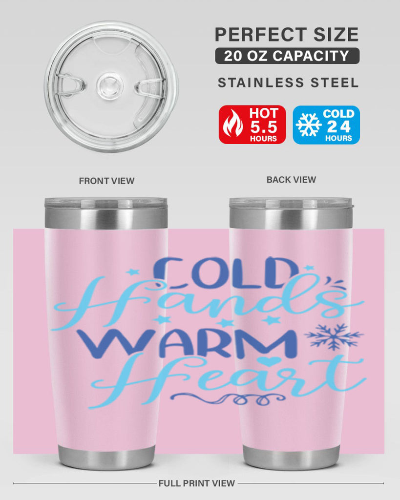 cold hands warm heart 51#- winter- Tumbler