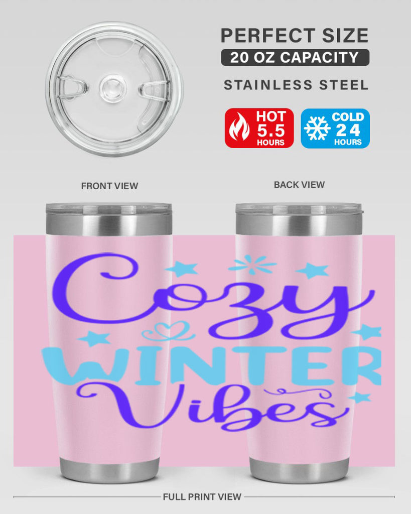 cozy winter vibes 66#- winter- Tumbler
