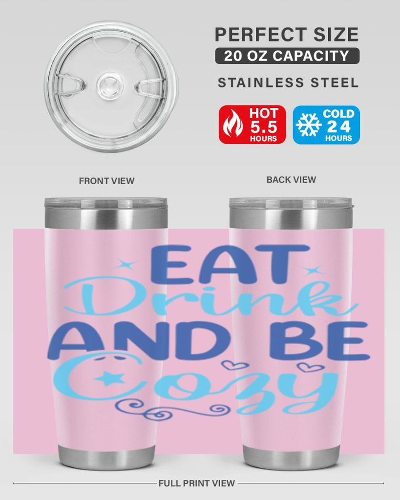 eat drink and be cozy 97#- winter- Tumbler