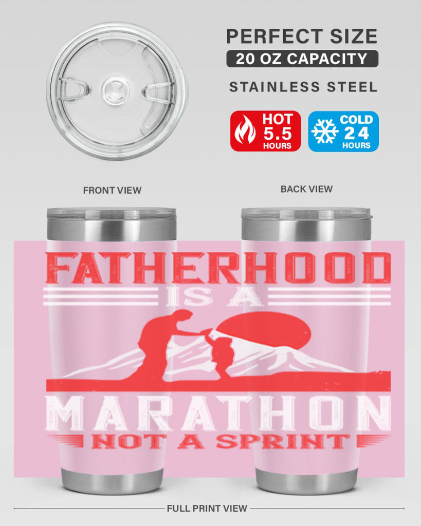 fatherhood is a marathon not a sprint 261#- fathers day- Tumbler