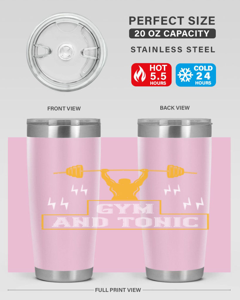 gym and tonic 100#- gym- Tumbler