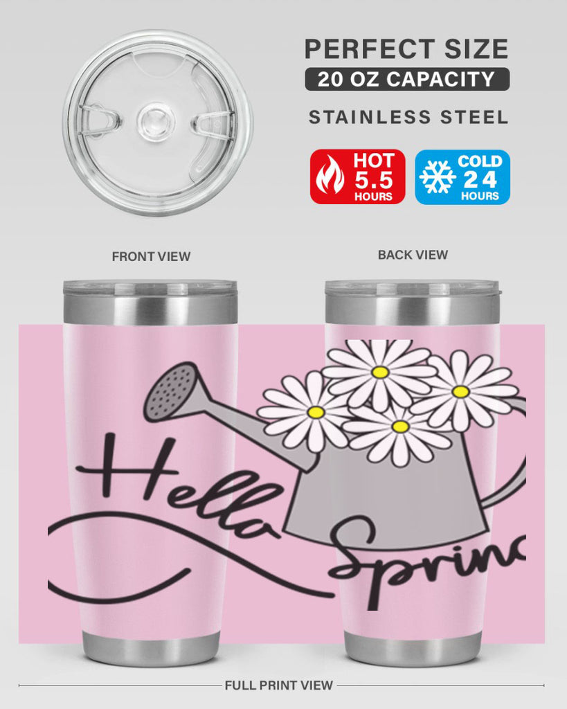 hello spring watering can208#- spring- Tumbler
