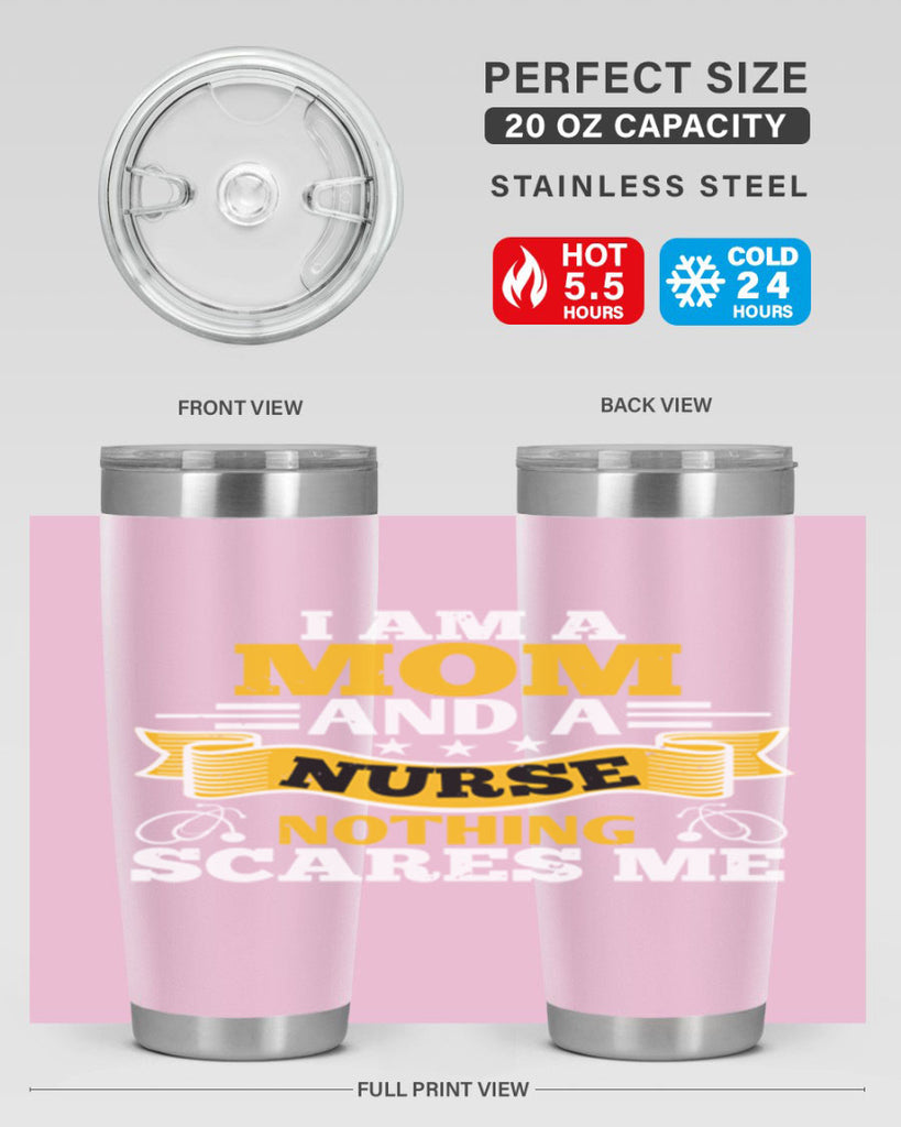 i am amom and a nurse Style 396#- nurse- tumbler