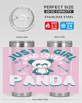 just a girl who loves panda 21#- Bears- Tumbler
