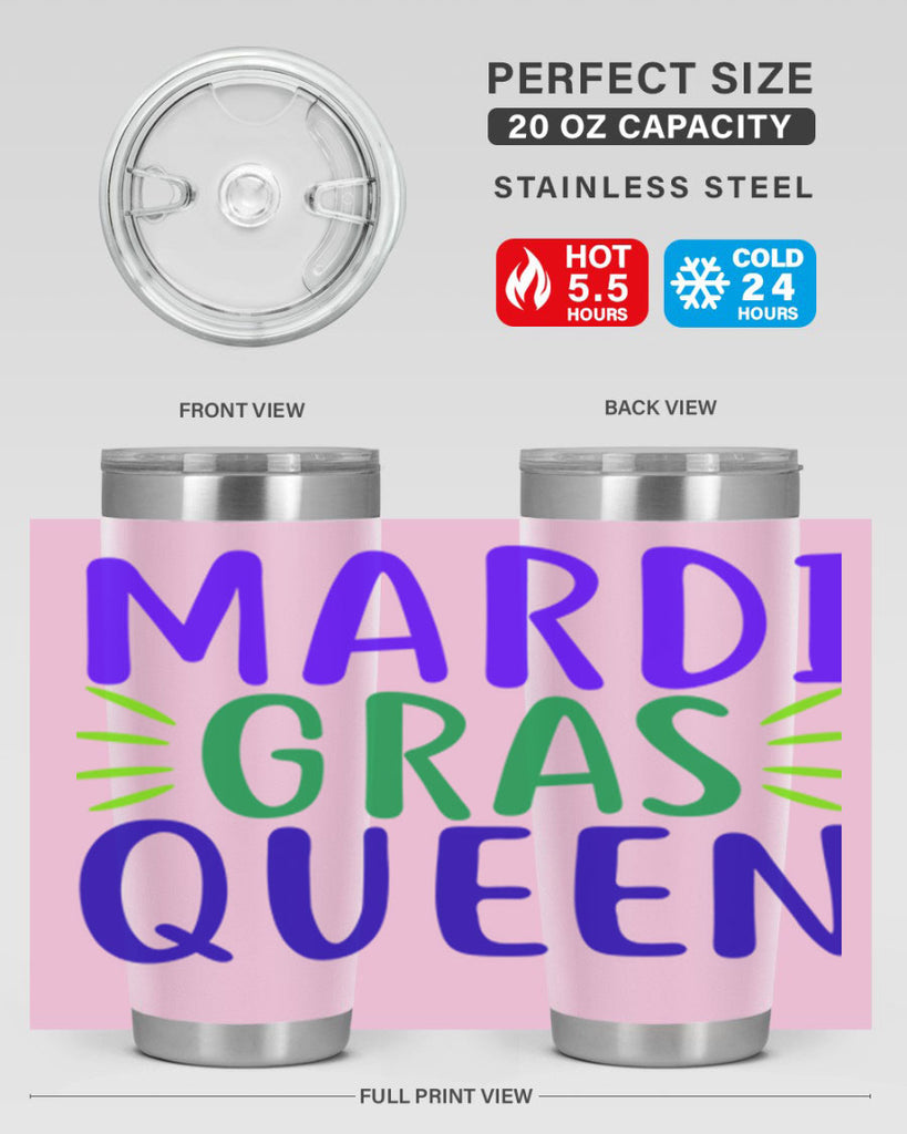mardi gras queen 7#- mardi gras- Tumbler