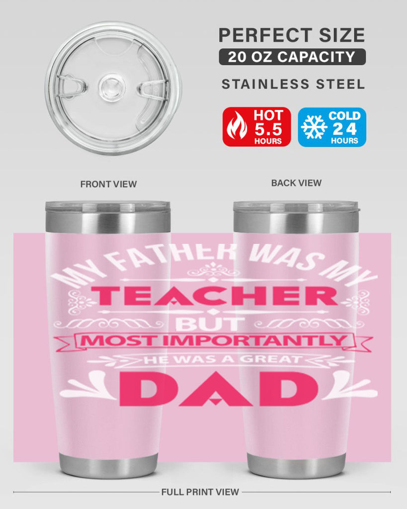 my father was my 251#- fathers day- Tumbler