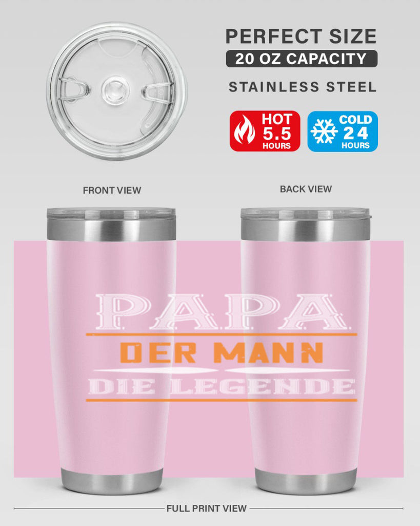 papa der mann die legende 21#- grandpa - papa- Tumbler