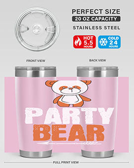 party bear 25#- Bears- Tumbler