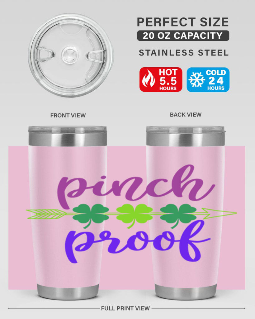 pinch proof 3#- mardi gras- Tumbler