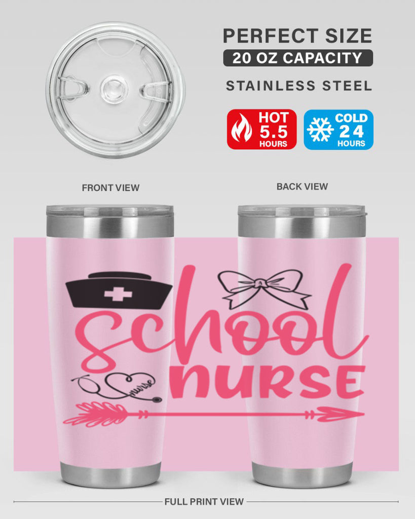school nurse Style 354#- nurse- tumbler