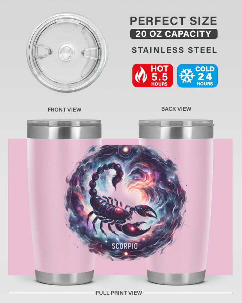 scorpio 461#- zodiac- Tumbler