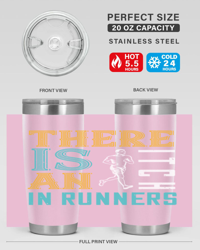 there is an itch in runners 9#- running- Tumbler