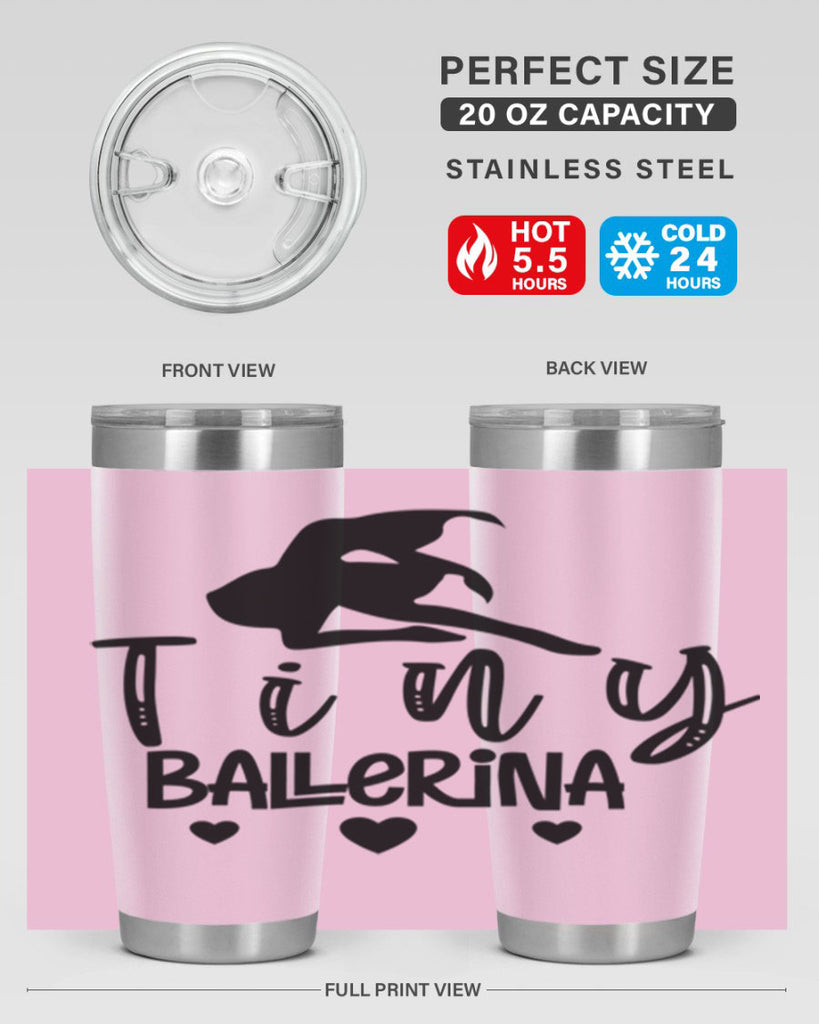 tiny ballerina 88#- ballet- Tumbler