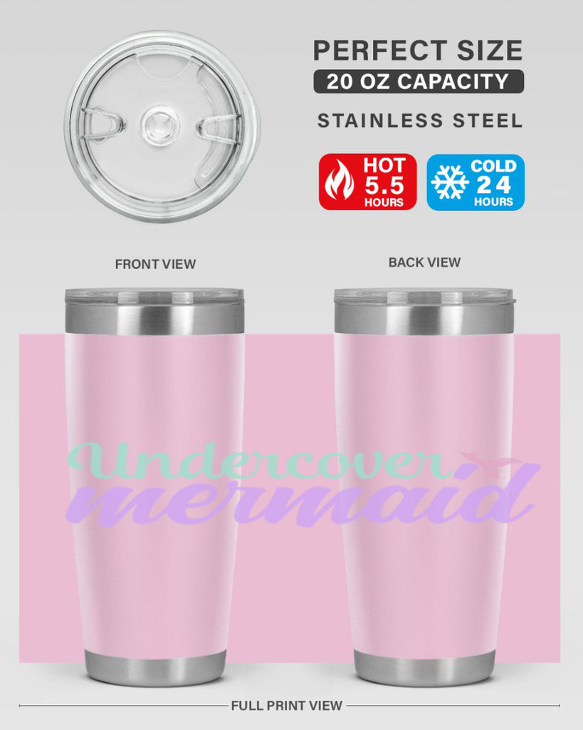 undercover mermaid 8#- mermaid- Tumbler