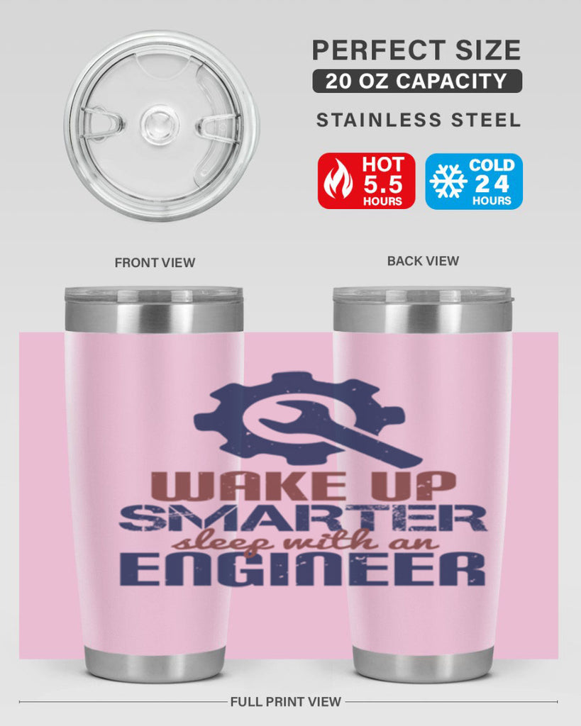 wake up smarter sleep with an engineer Style 31#- engineer- tumbler