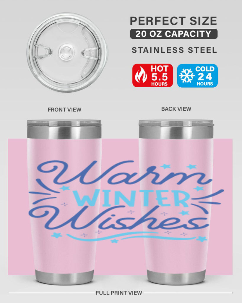 warm winter wishes 457#- winter- Tumbler