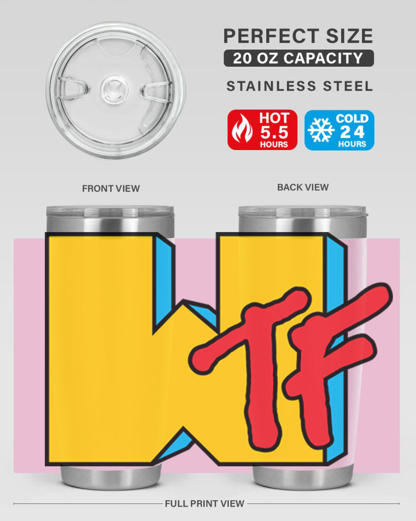 wtf 8#- black words phrases- Cotton Tank