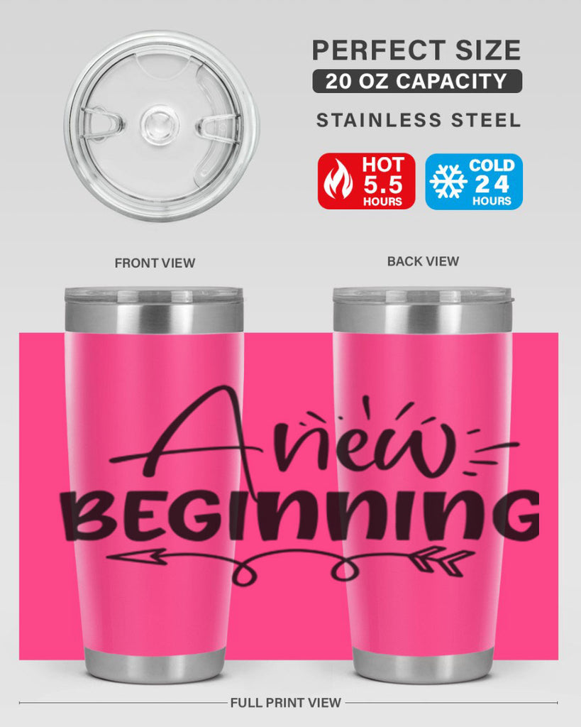 A new beginning 1#- spring- Tumbler