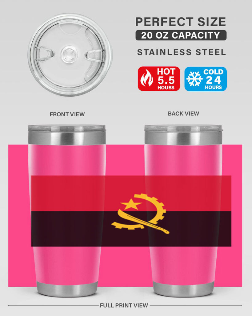 Angola 193#- world flags- Tumbler