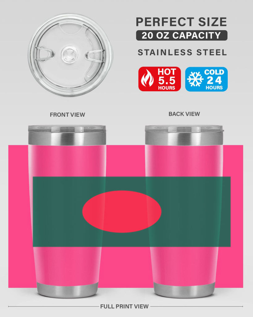 Bangladesh 184#- world flags- Tumbler