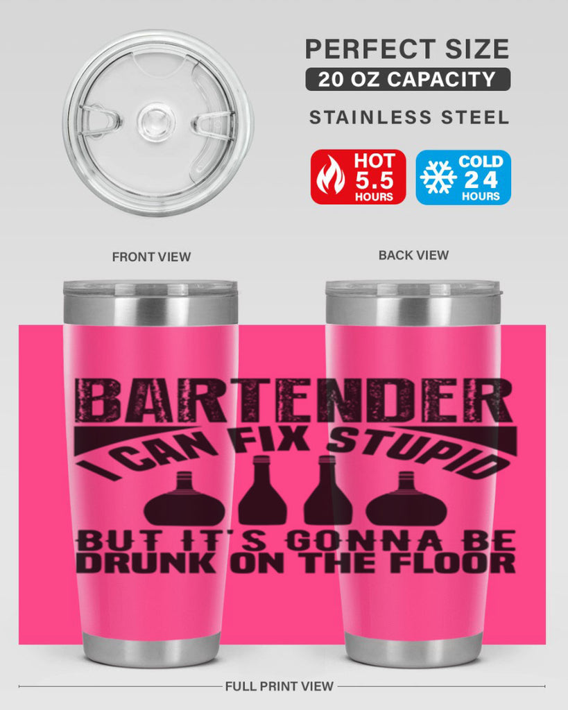 Bartender I can fix Style 9#- bartender- tumbler