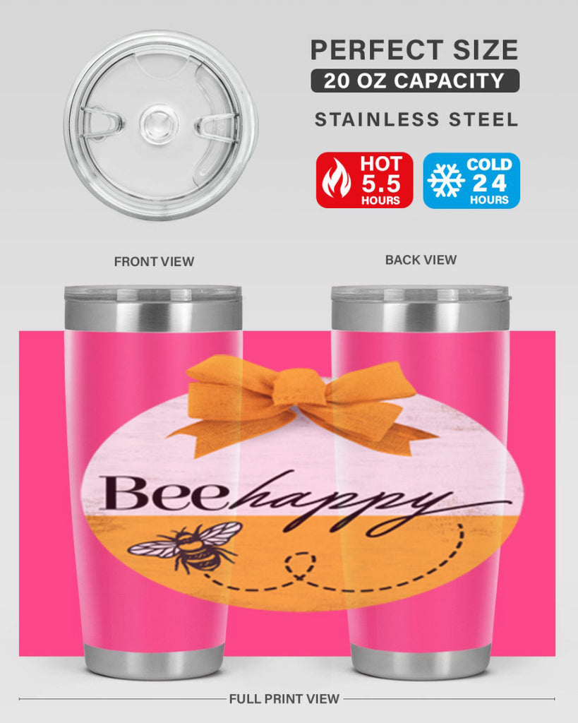 Bee Happy Mockup27#- spring- Tumbler