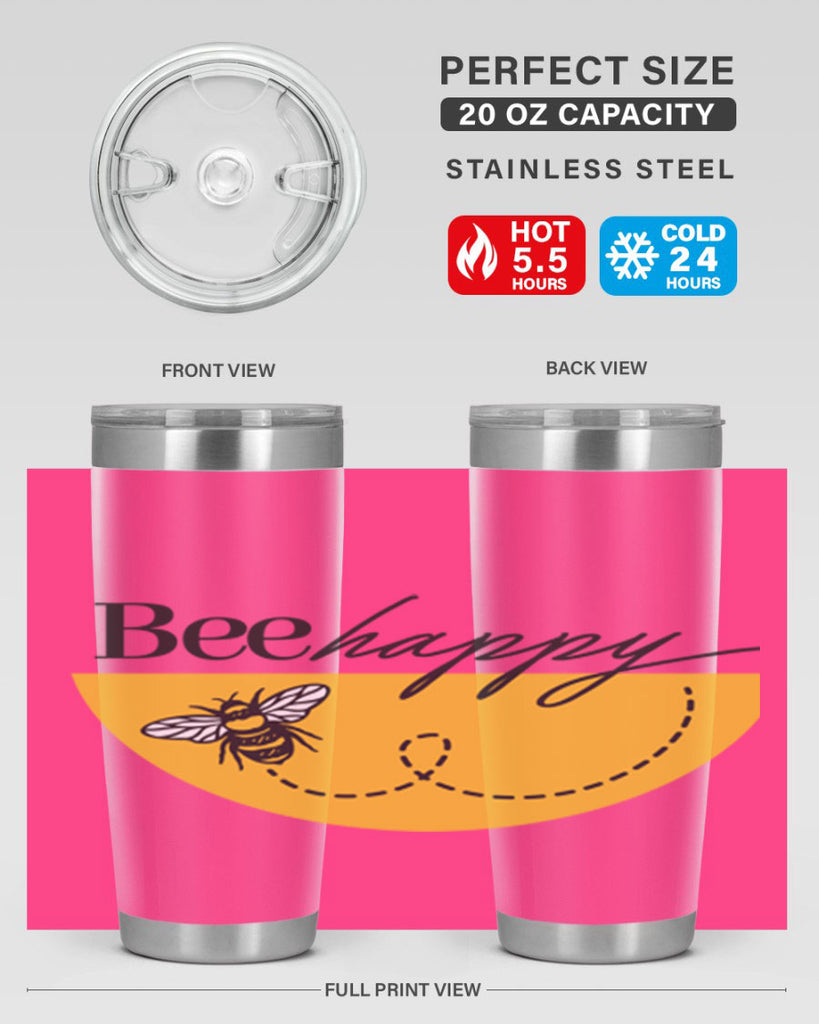 Bee Happy30#- spring- Tumbler