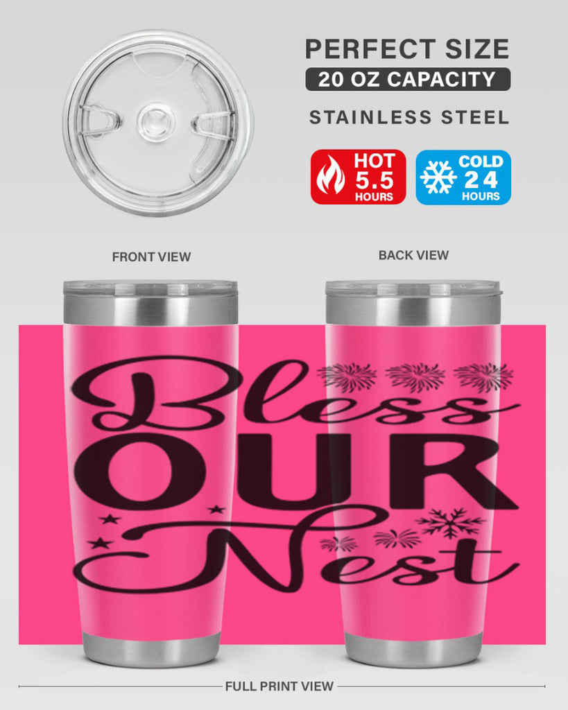 Bless Our Nest 51#- spring- Tumbler