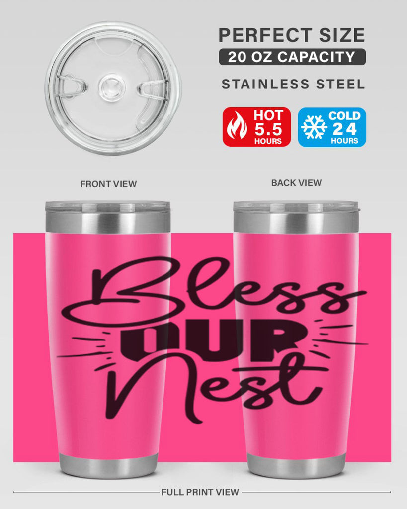 Bless Our Nest 52#- spring- Tumbler