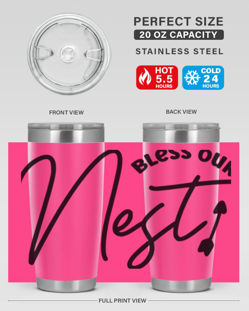 Bless Our Nest55#- spring- Tumbler