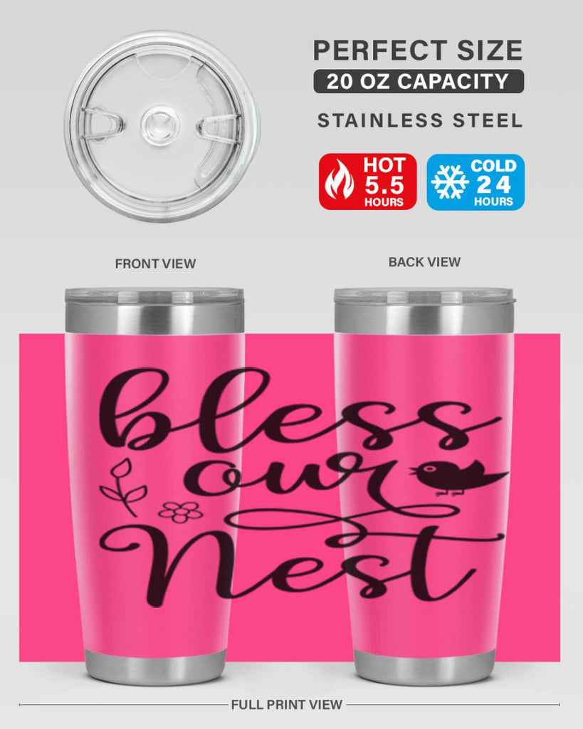 Bless our nest  68#- spring- Tumbler