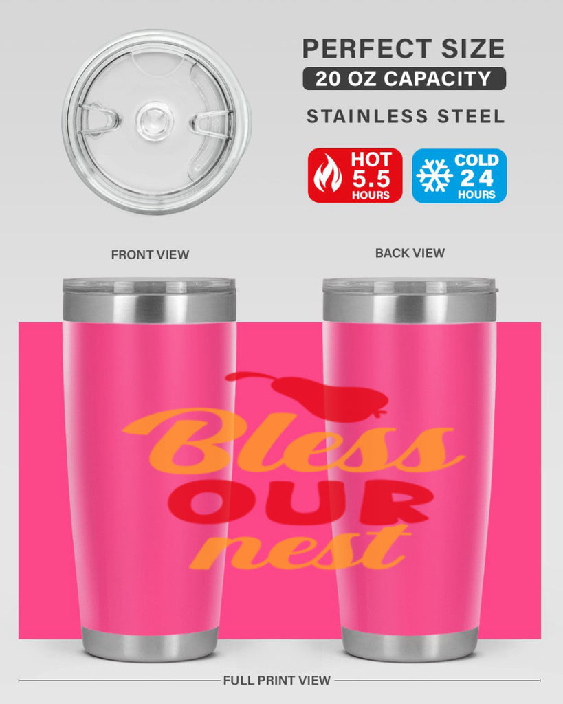 Bless our nest 53#- spring- Tumbler