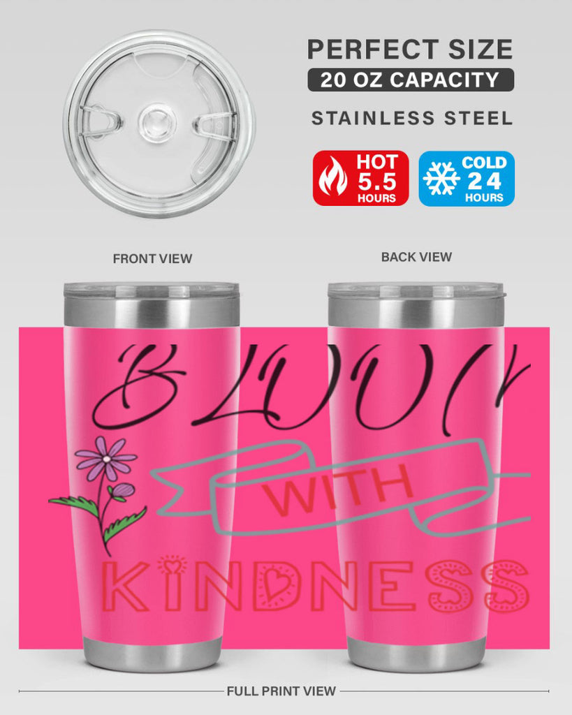 Bloom with kindness  91#- spring- Tumbler