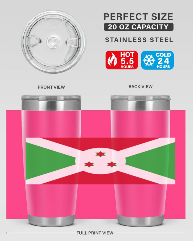 Burundi 170#- world flags- Tumbler