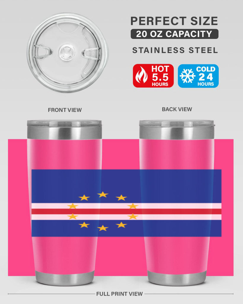 Cabo Verde 169#- world flags- Tumbler