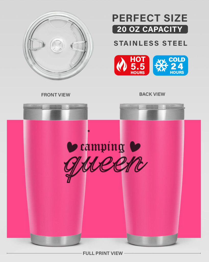 Camping queen 143#- zodiac- Tumbler