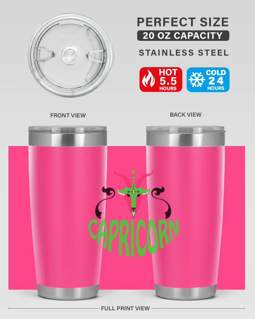 Capricorn 189#- zodiac- Tumbler