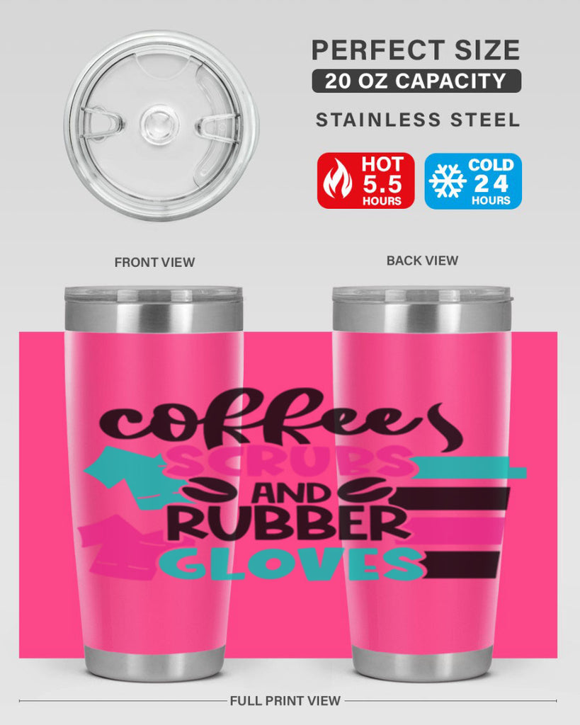 Coffee Scrubs And Rubber Gloves Style Style 209#- nurse- tumbler