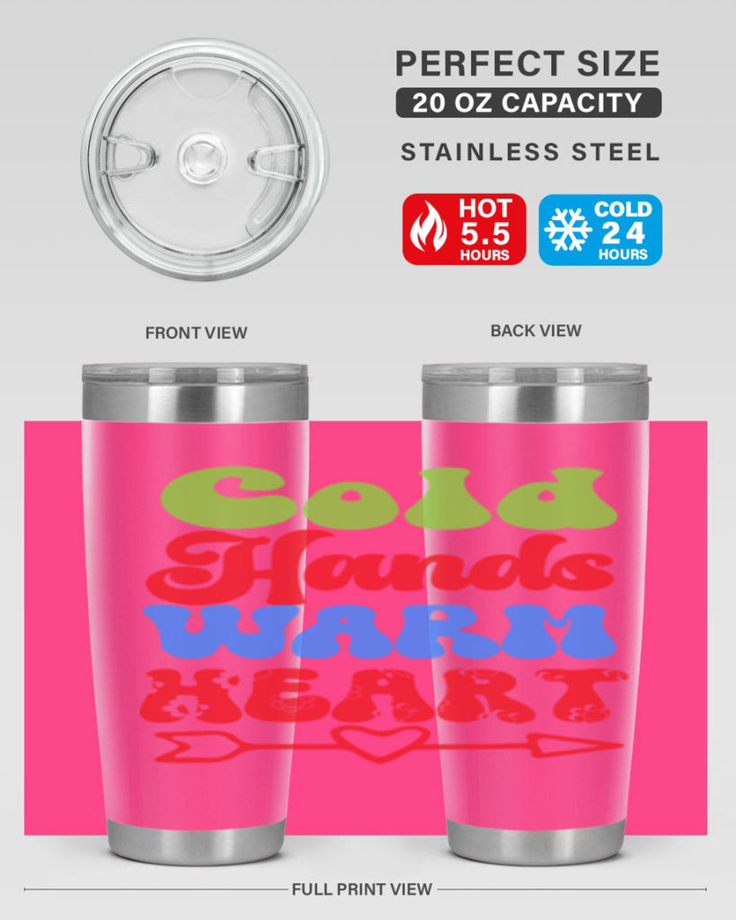 Cold hands warm heart 52#- winter- Tumbler