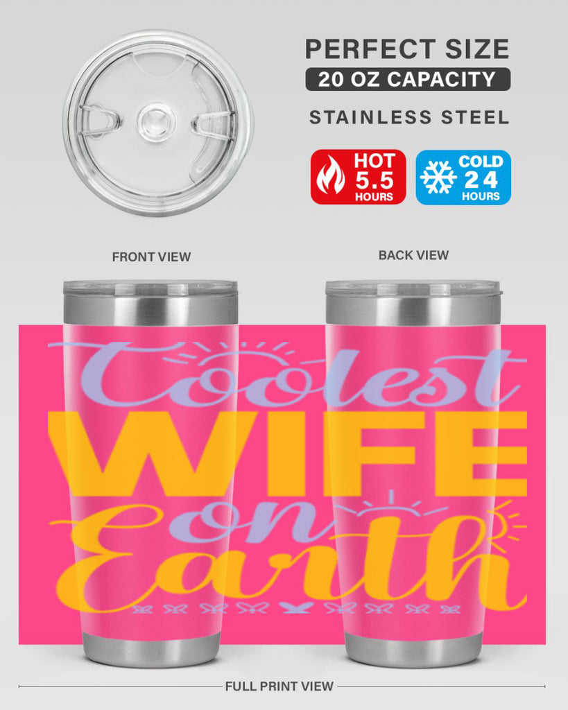 Coolest wife on earth62#- winter- Tumbler