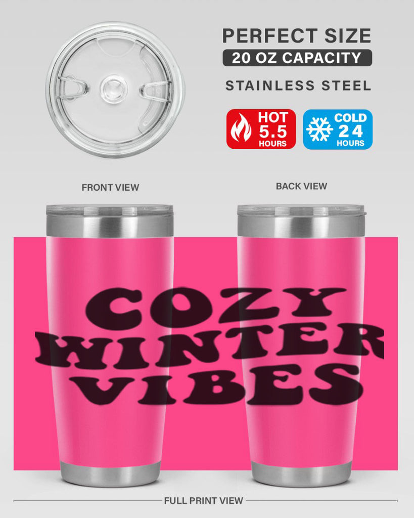 Cozy Winter Vibes 64#- winter- Tumbler